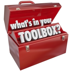 The question What's in Your Toolbox? asking if you have the skil